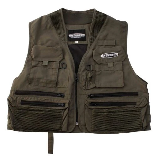 Ron Thompson DAM/R.T Ontario Fly Vest Dusty Olive -Angelsportgeschäft 45502r 1