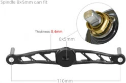 Gomexus Thicken Power Handle -Angelsportgeschäft BS110H27BKBK1r 4